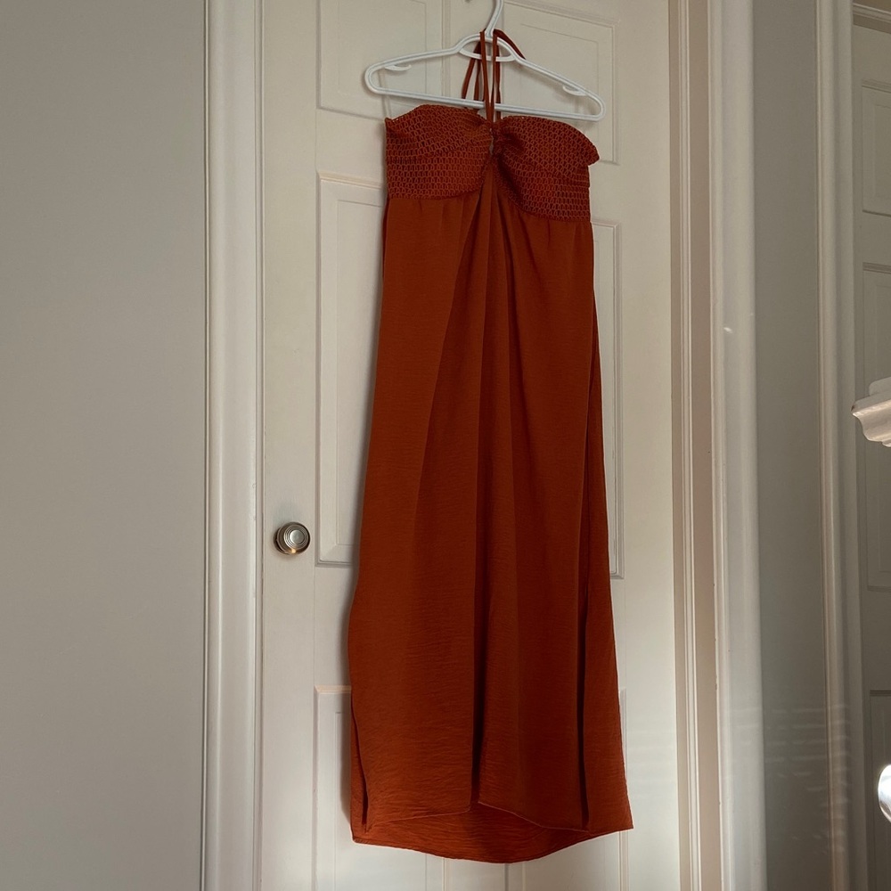 No Boundaries Rust Maxi Dress. Never worn